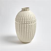 Jarrón rustic crema pequeño