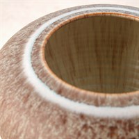 Bowl Tuscan collection marron con linea crema