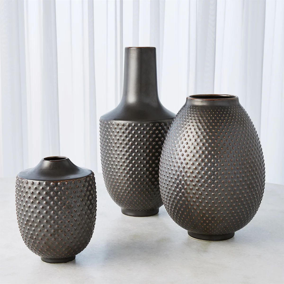 Florero Gunmetal