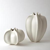 Florero fruit blanco grande forma catup