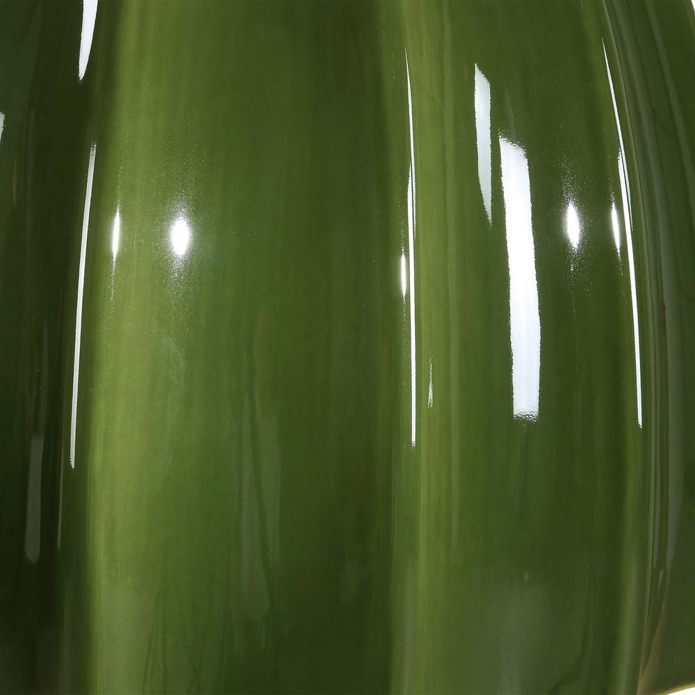Lámpara renna color verde botella